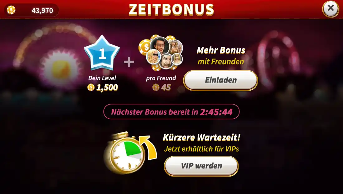 Kostenloser Bonus für den Login im SlotPark Casino