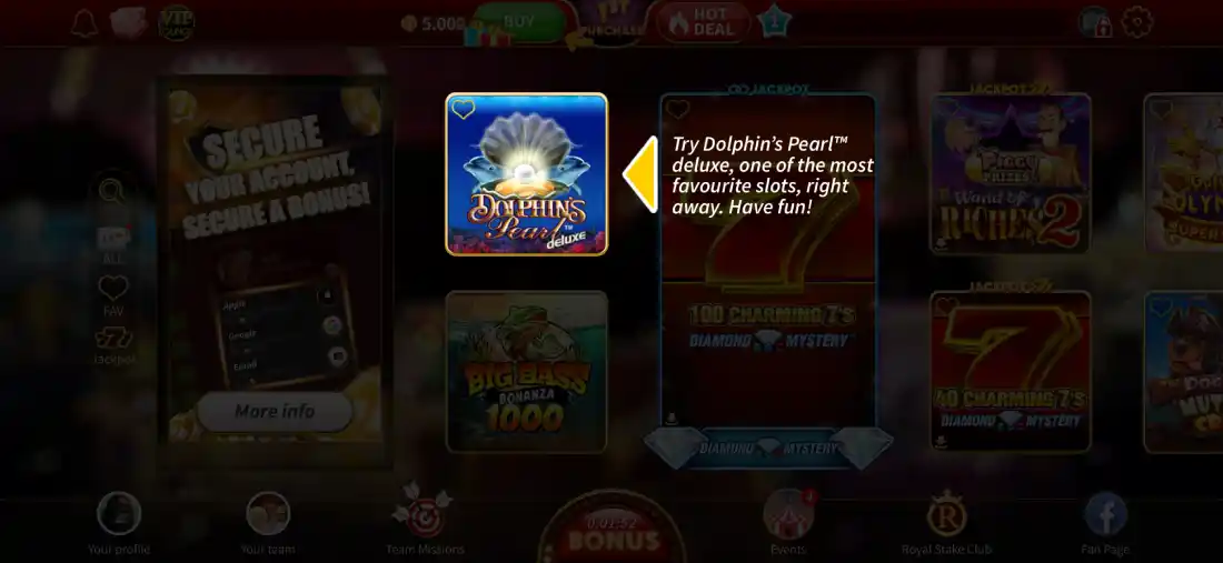 Das beste Spiel in der mobilen SlotPark-App