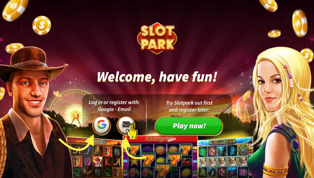 Wie registriert man sich im SlotPark Casino